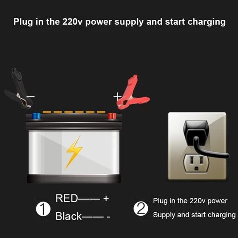 Car battery charger 12V full intelligent automatic battery charger