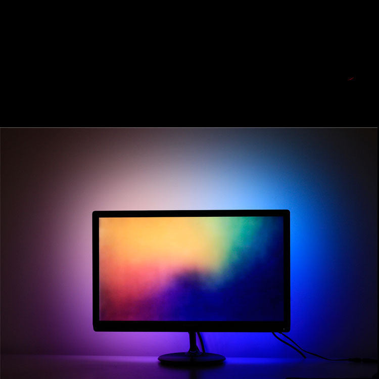 Monitor Computer LCD Screen Overflow Color Sync Light Belt