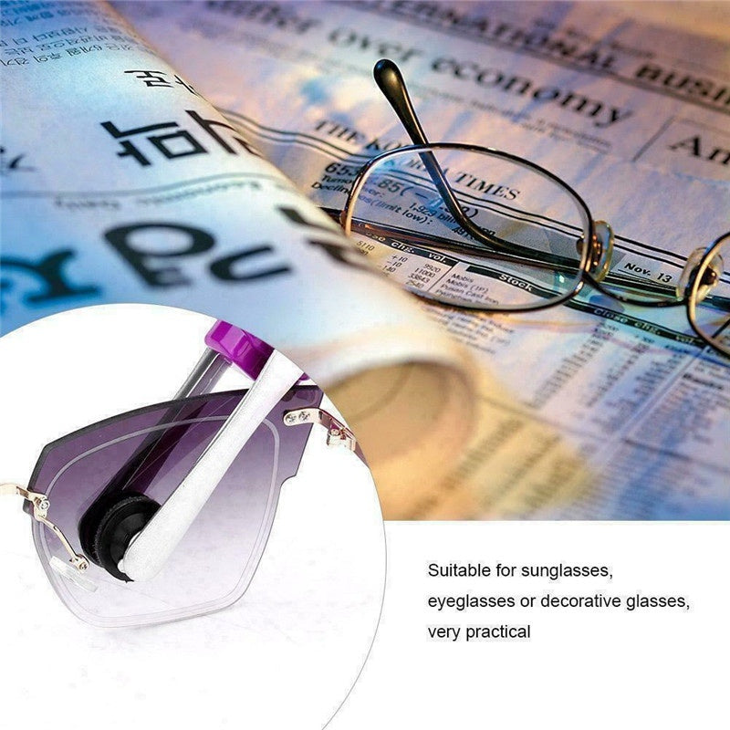 Practical Glasses Cleaner Eyewear Clean Brush Best Eyeglass Maintenance Vision Care Professional Sunglass Clean Glasses Tool