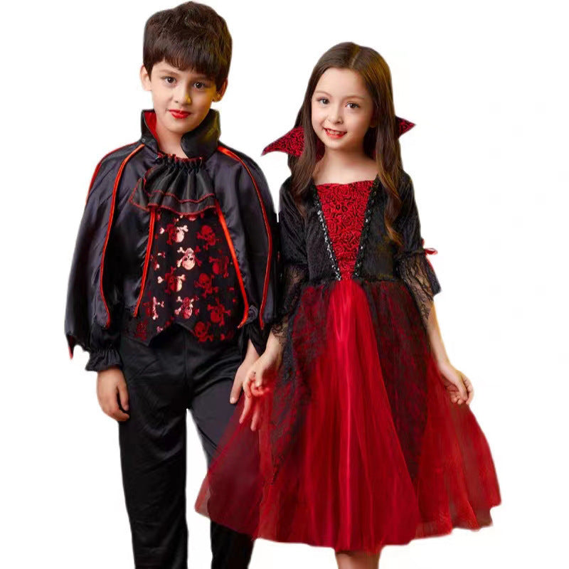 Children's Halloween Witch Clothing Suit