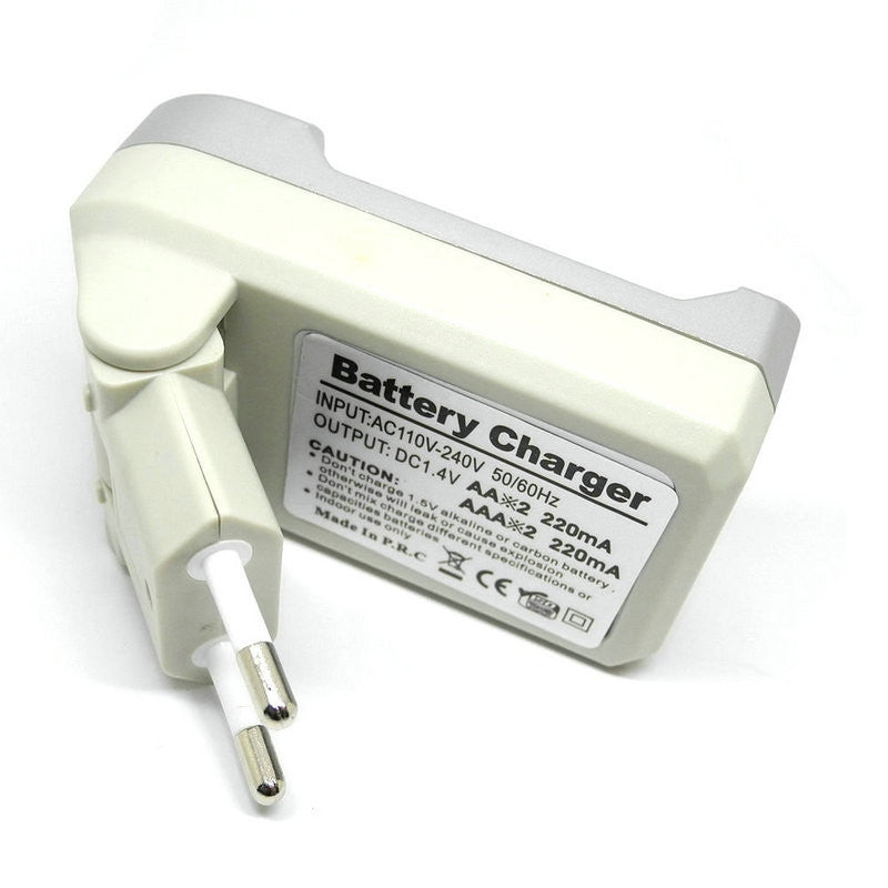 White Plastic No. 5 7 Battery Charger