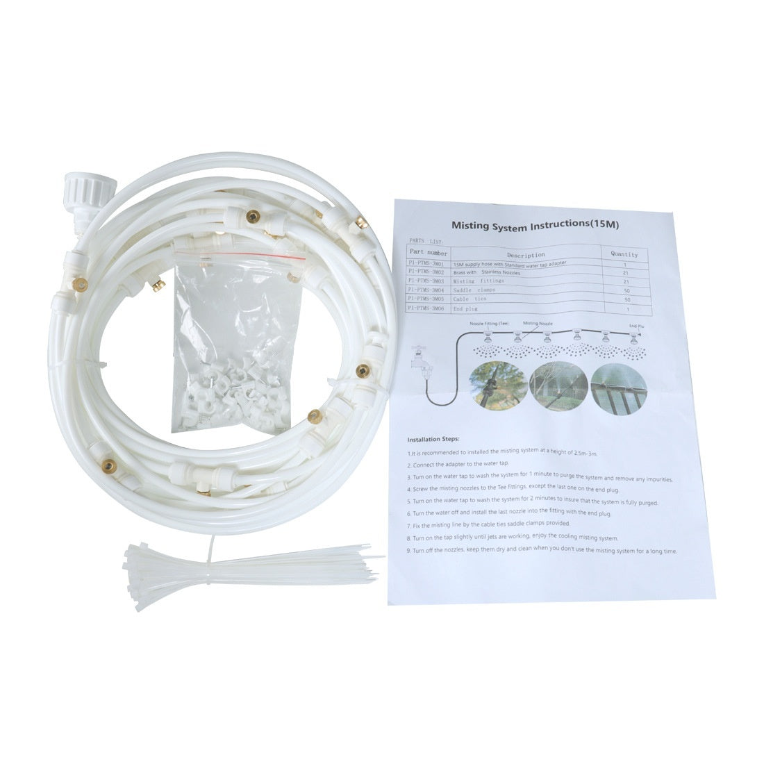 Garden Cooling Atomization Cooling System Set