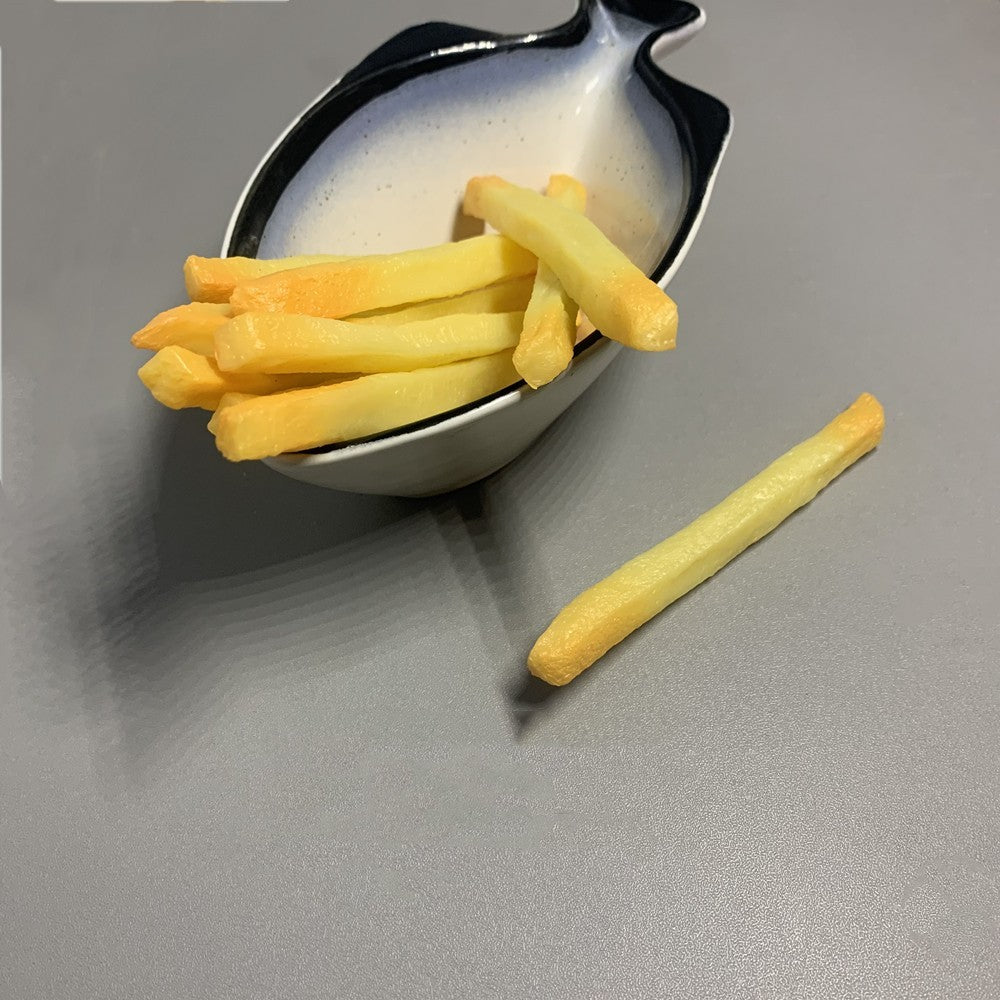 Simulated French Fries Entertainment And Food Badge