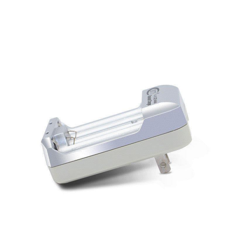 White Plastic No. 5 7 Battery Charger