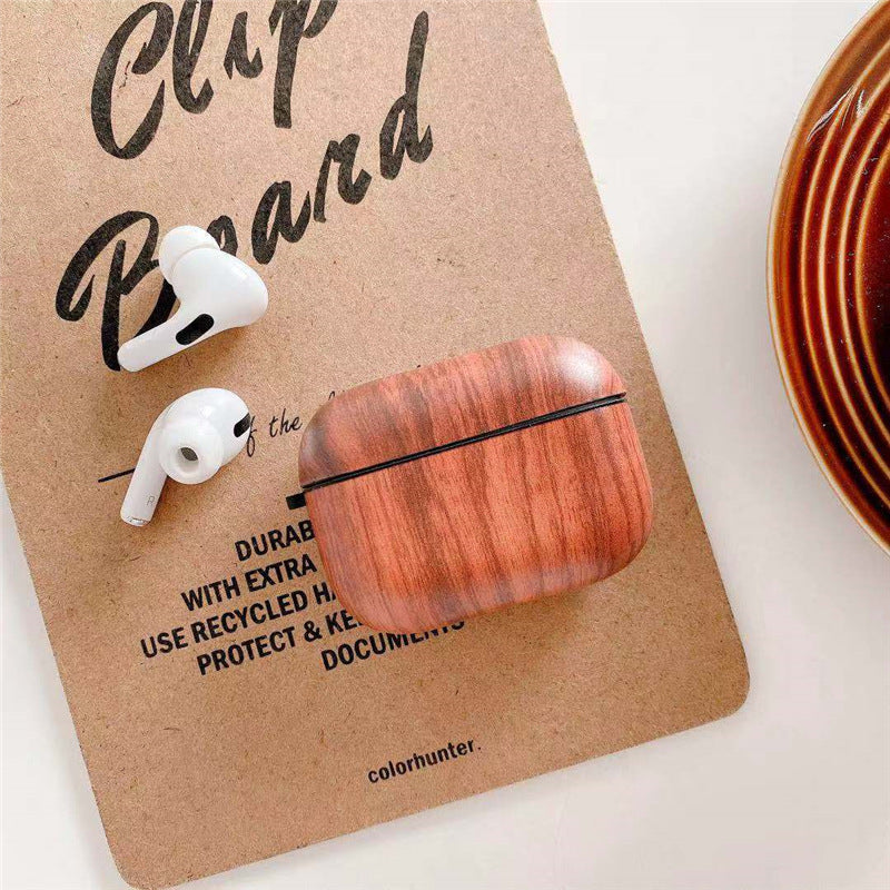 Creative Wood Grain AirPods Pro Bluetooth