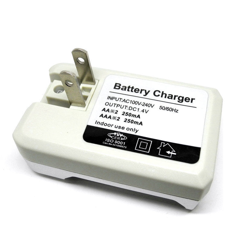 White Plastic No. 5 7 Battery Charger